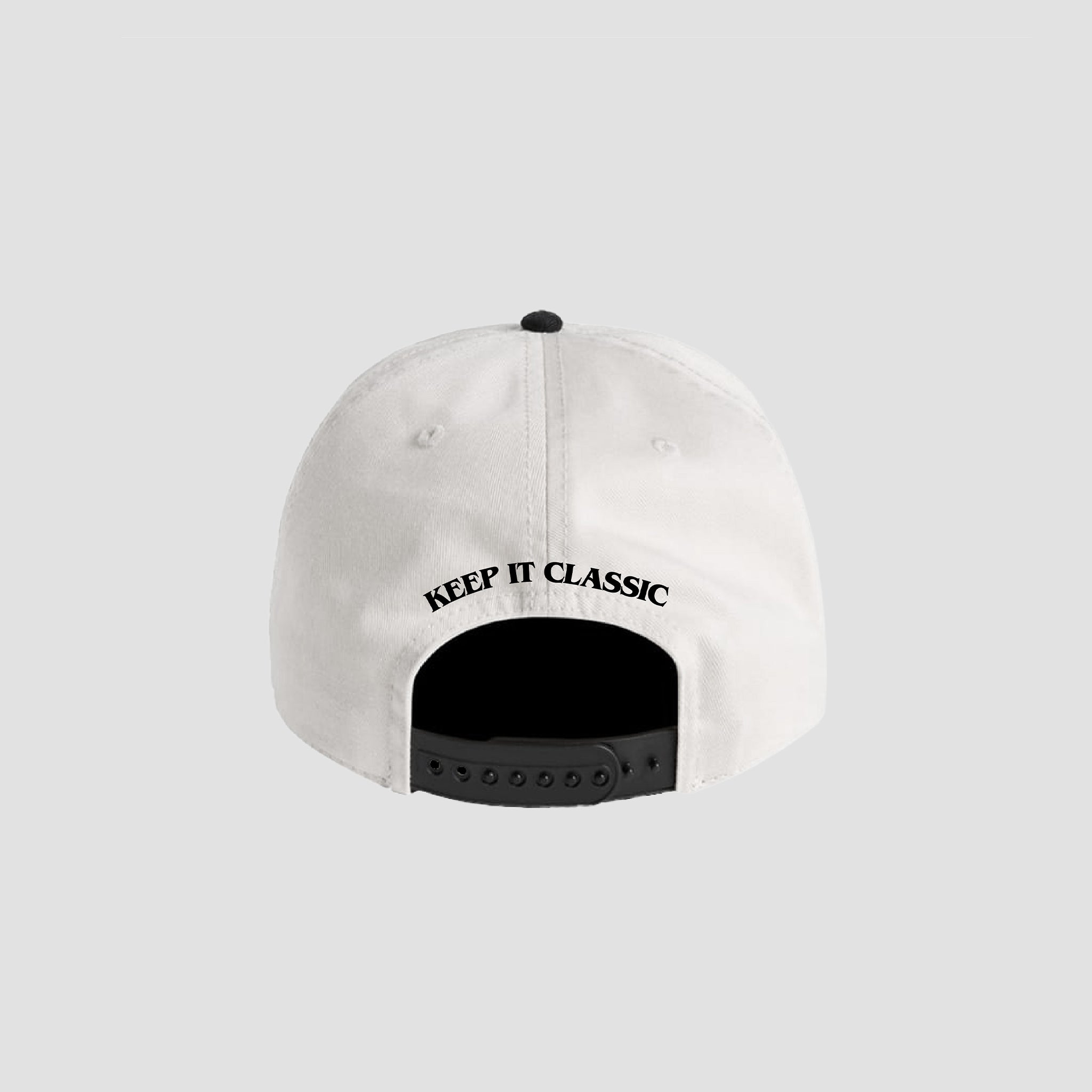 LE / エルイー 6 PANEL CAP Le Cap 6-panel cap white/black – Le Smash