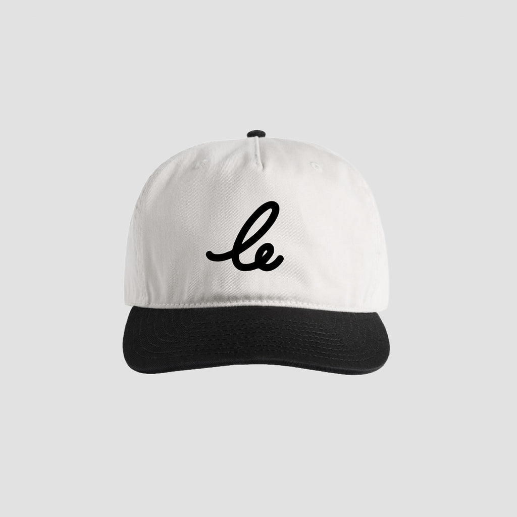 Le Cap 6-panel cap white/black